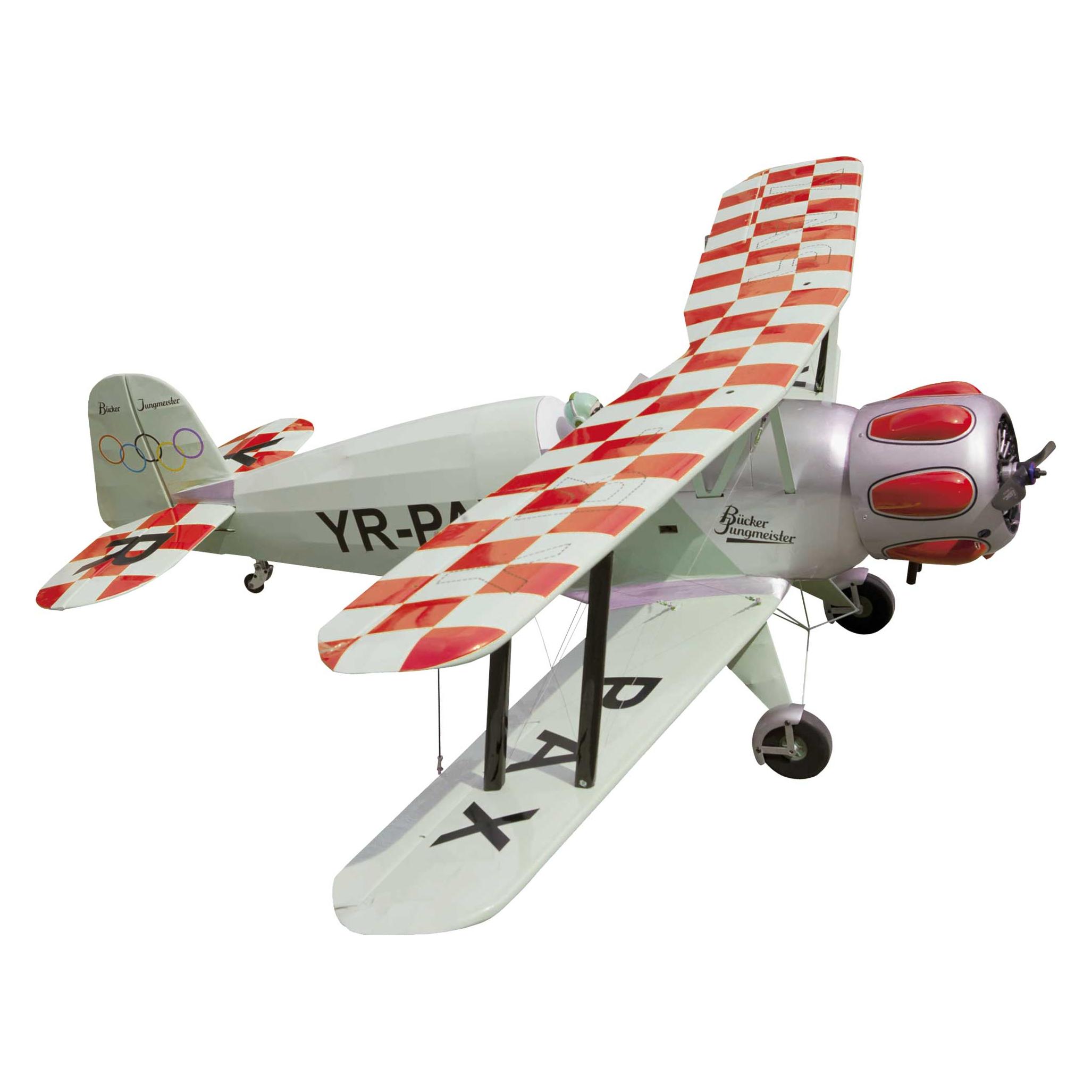 Seagull Models Bücker Bü-133 Jungmeister Doppeldecker In Holzbauweise (Scale Modell) (SEA212)