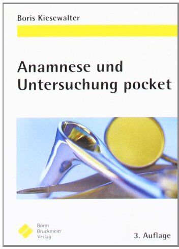 Boris Kiesewalter - Anamnese und Untersuchung pocket - Preis vom 09.10.2026 07:28:09 h