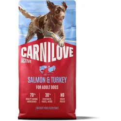 CARNILOVE Active Dog Lachs & Truthahn für ausgewachsene Hunde 12kg