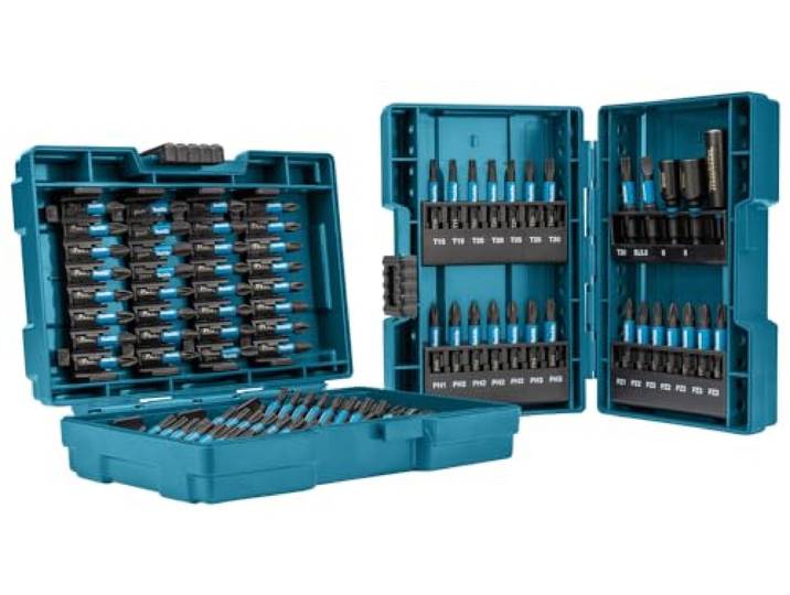 Makita E-03109 Impact Black Bit-Set 90-teilig, PH, PZ, T Bits 25 und 50 mm, Steckschlüsseleinsätze