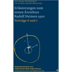 Erläuterungen zum ersten Ärztekurs Rudolf Steiners 1920 Vorträge 4 bis 5, Sachbücher von Peter Heusser, Johannes Weinzirl, René Ebersbach, Tom Scheffers