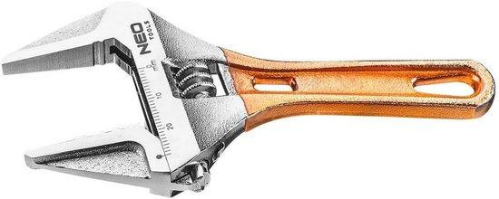 Compacte verstelbare moersleutel spanner van 118 mm voor professionals