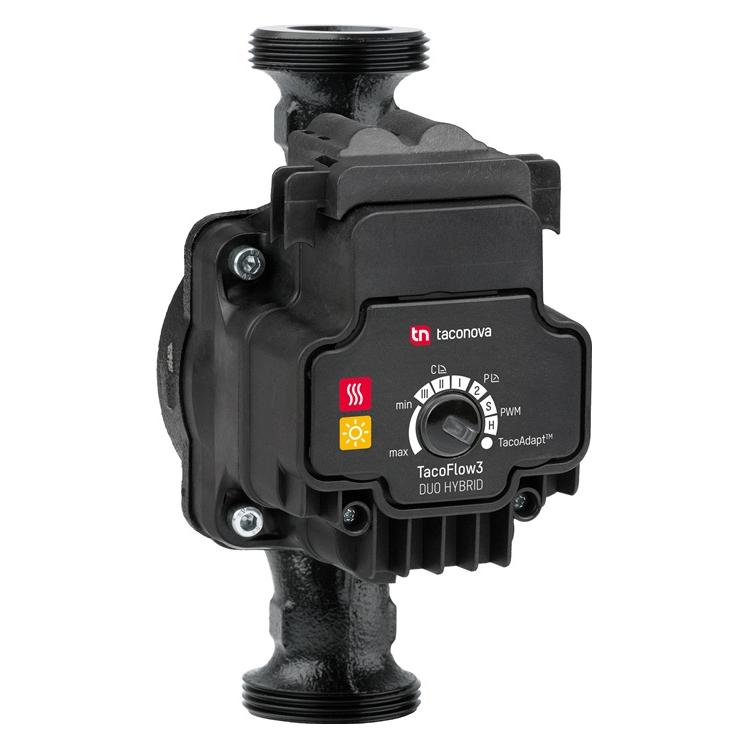Taconova Hocheffizienz Nassluferpumpe TacoFlow3 DUO HYBRID 25-85/180 TS (Hauswasserpumpe) (33006070W02S631)
