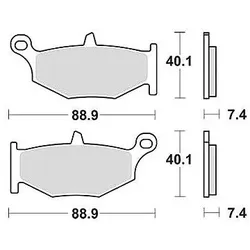 TRW Bremsbelag MCB 783 mit Zulassung