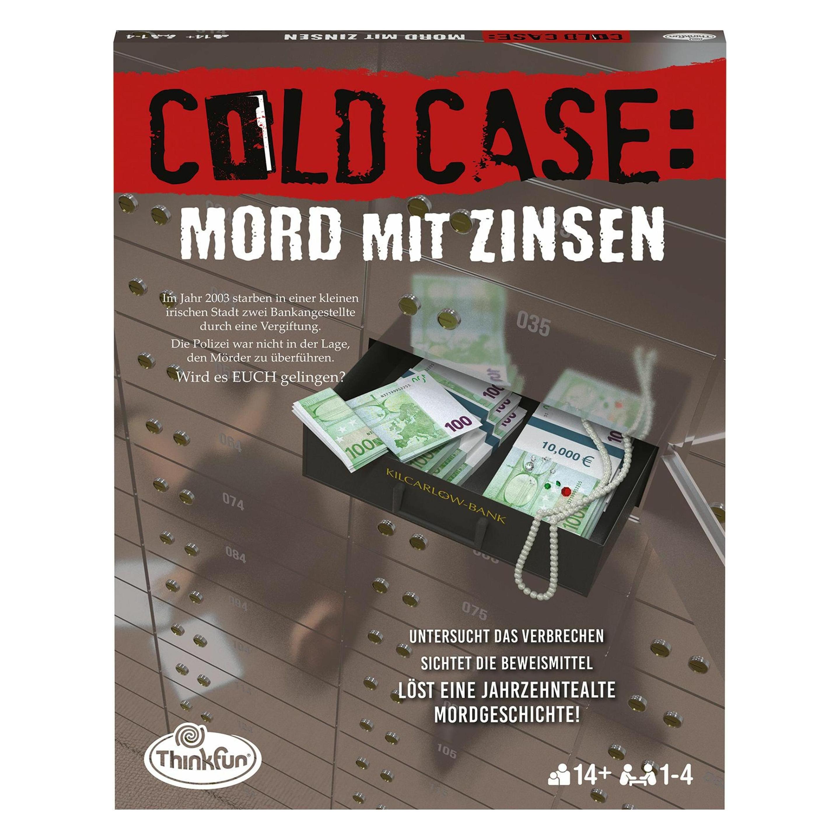 Thinkfun ColdCase: Mord mit Zinsen D (Deutsch, 1 - 4 Spieler) (00.076.486)