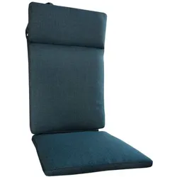 Gartenstuhl-Auflage Deluxe Alu Polypropylen Blau