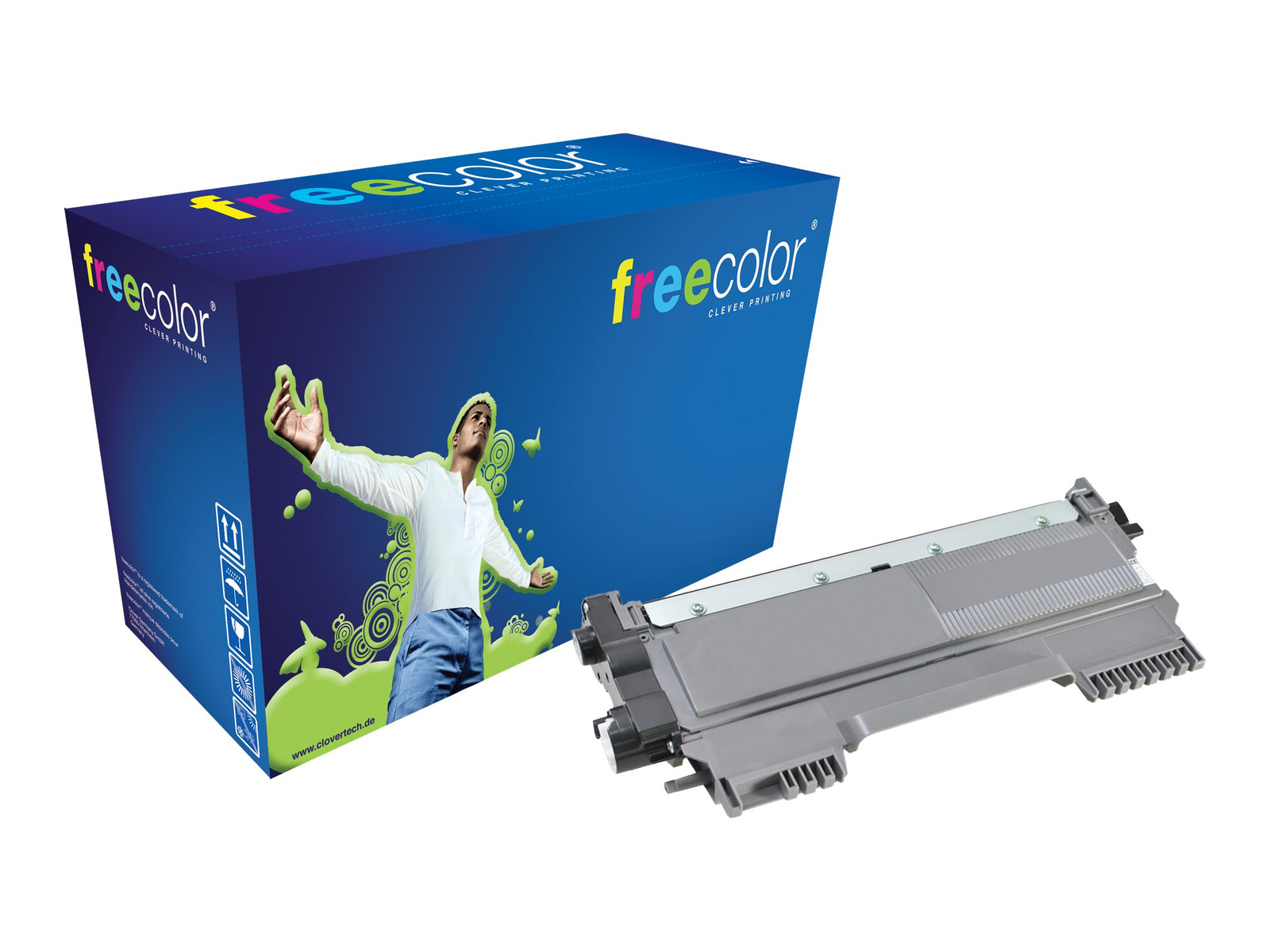 Freecolor K15417F7 Toner voor Brother TN-2220 zwart compatibel