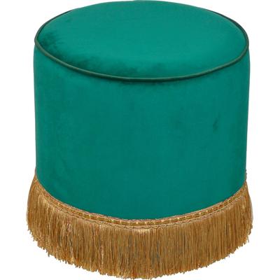 Hocker HOME AFFAIRE, grün, B:45cm H:46cm T:45cm, Samtbezug 100% Polyester, Hocker, Sitzhocker