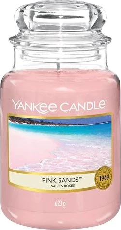 YANKEE CANDLE Classic groß 623g Rosa Sand