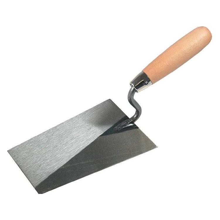 Schwan Tiroler Maurerkelle Länge 325 mm Breite 130 mm Holzheft, S-Hals rostfreier Stahl (13 cm) (111520)