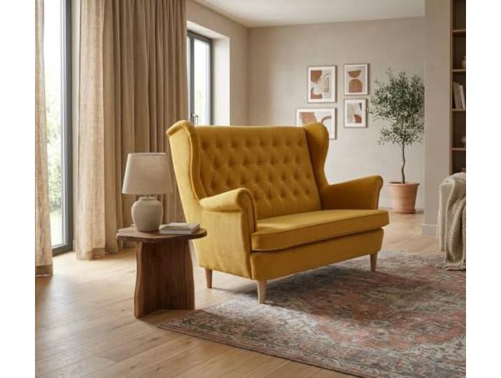 Family Meble Zweisitzer-Ohrensofa Diana Crystal – Royal 10