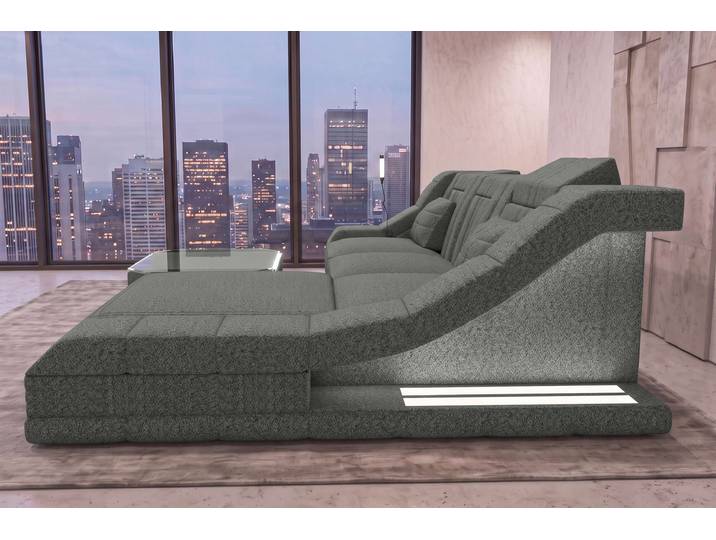 Ecksofa Turino L Form Stoffsofa