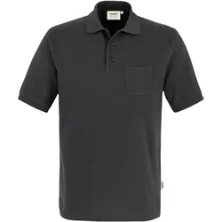 Pocket-Polo-Shirt "PERFORMANCE" 812 - 4XL - karbongrau