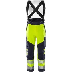 Fristads, Arbeitshose, Flamestat Airtech Latzhose 2525 ATHR Grösse 2XL Warnschutz-Gelb/Marine (XXL)