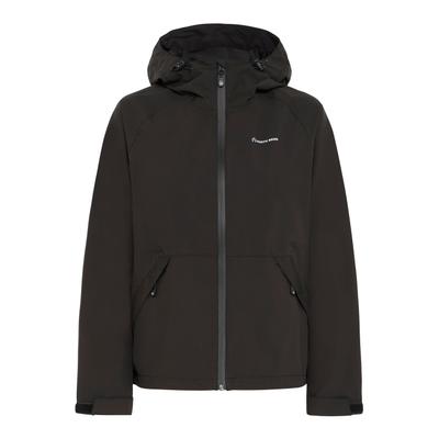 Regenjacke NORTH BEND "Regenjacke NBGureet W W-PRO 10.000 mit wasserdichter Beschichtung", Damen, Gr. 42, schwarz, Obermaterial: 100% Polyester PES., Jacken Regenjacke, Topseller