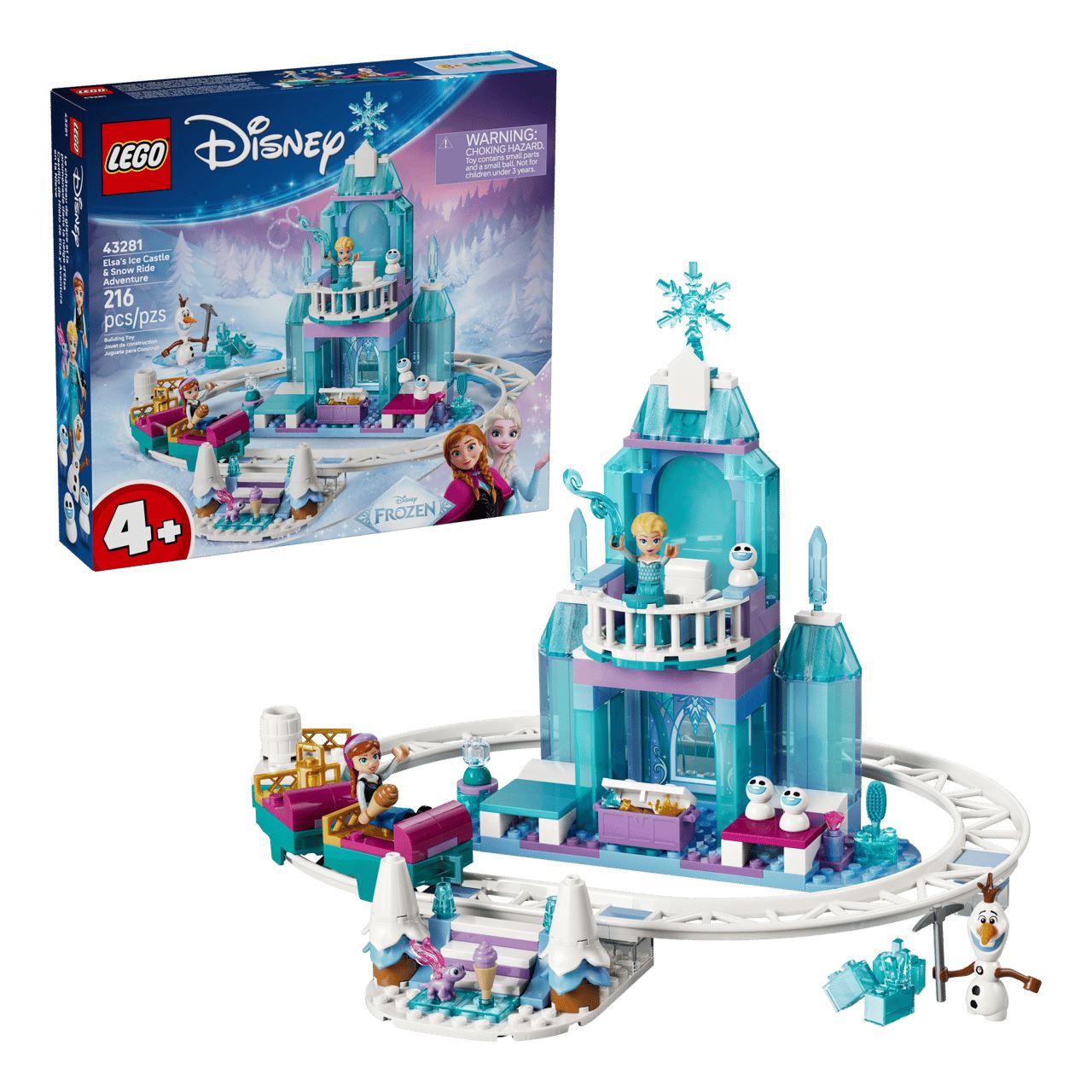 LEGO Disney 43281 Princess Elsas Schlittenfahrt um den Eispalast