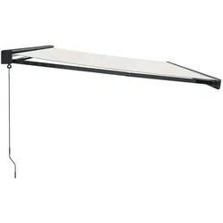 vidaXL, Markise, Gelenkarmmarkise Creme 5x3 m Stoff und Aluminium, Farbe (3 m)