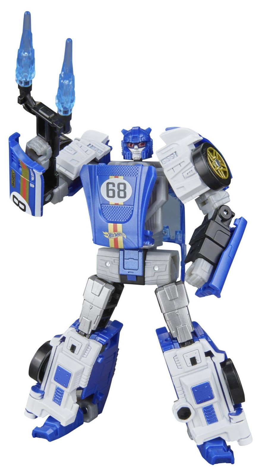 Hasbro Transformers x Hot Wheels Deluxe Class actiefiguur El Segundo Coupe, 13 cm