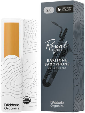 DAddario Woodwinds Hemke Baritone Saxophone 2.0