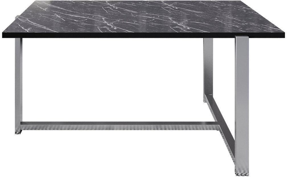 Etta Avenue Adele 92cm Rectangular Coffee Table Bendire/Chrome 45cm H X 92cm W X 64cm D