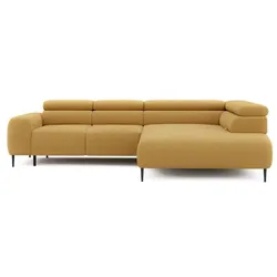 Ecksofa Naldo Stoff Honey
