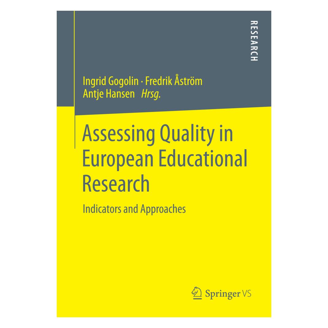 Springer Assessing Quality in European Educational Research (Englisch, Softcover, Antje Hansen, Fredrik ström, Ingrid Gogolin) (55551666)