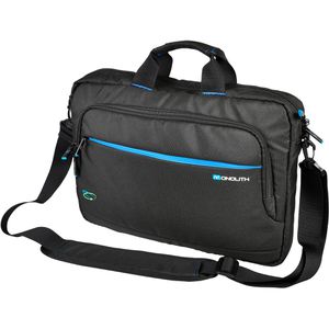Monolith Laptoptasche Blue Line, 3314, schwarz, recyceltes PET, bis 15,6 Zoll