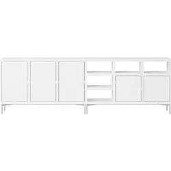 Muuto Stacked Storage Sideboard - Configuration 2, weiß