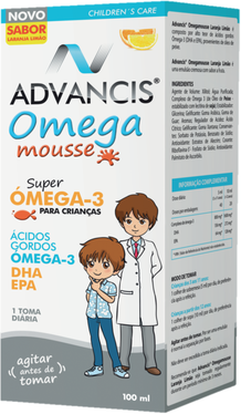 Suplemento Crianças Advancis Omegamousse 100 ml