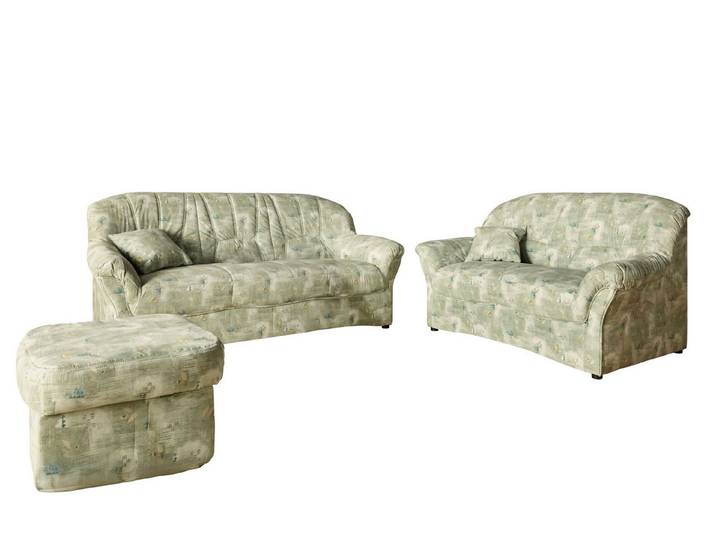DOMO collection Polstergarnitur Bahia zeitlos & elegantes Sofa, bequem, (Set), Microfaser, natur