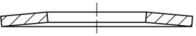 DIN 2093 Tellerfeder Stahl 25x12,2x1,25mm ; Industrial Quality Supplies (020930000251212)