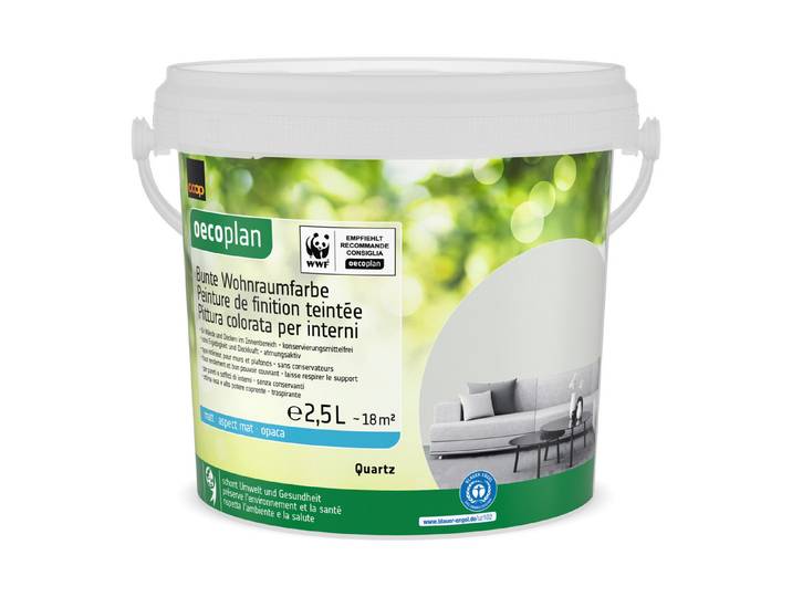 Bunte Wohnraumfarbe Quartz 2.5L
