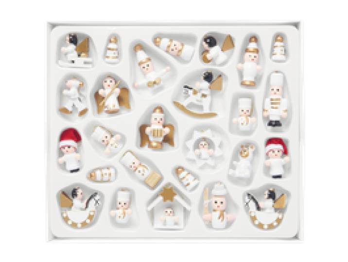 LIVARNO® Décorations de Noël, 26 pièces (blanc)