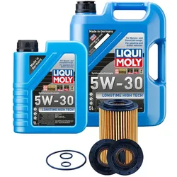 Ölwechselpaket Mahle Filterkit Liqui Moly 5W-30 für Mercedes SPRINTER 3,5-t Van