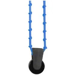 Walimex 3-fach Hintergrund Wandmontageset (99.90 cm), Hintergrundsystem, Schwarz