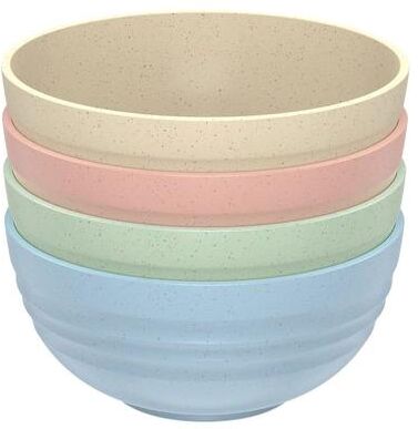 Uplift Picks 4 Piece Unbreakable Cereal Bowl Set For Everyday Meals 4 Piece Unbreakable Cereal Bowl Set For Everyday Meals