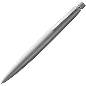 Lamy Druckbleistift 2000 102, silber, Edelstahl, HB, mit Radiergummi, Strichbreite 0,7 mm
