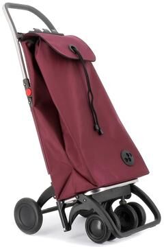 "Rolser I-Max MF 4 Wheels 2 Swivelling Foldable Shopping Trolley - 41.34"" H x 15.55"" W x 12.8"" D"