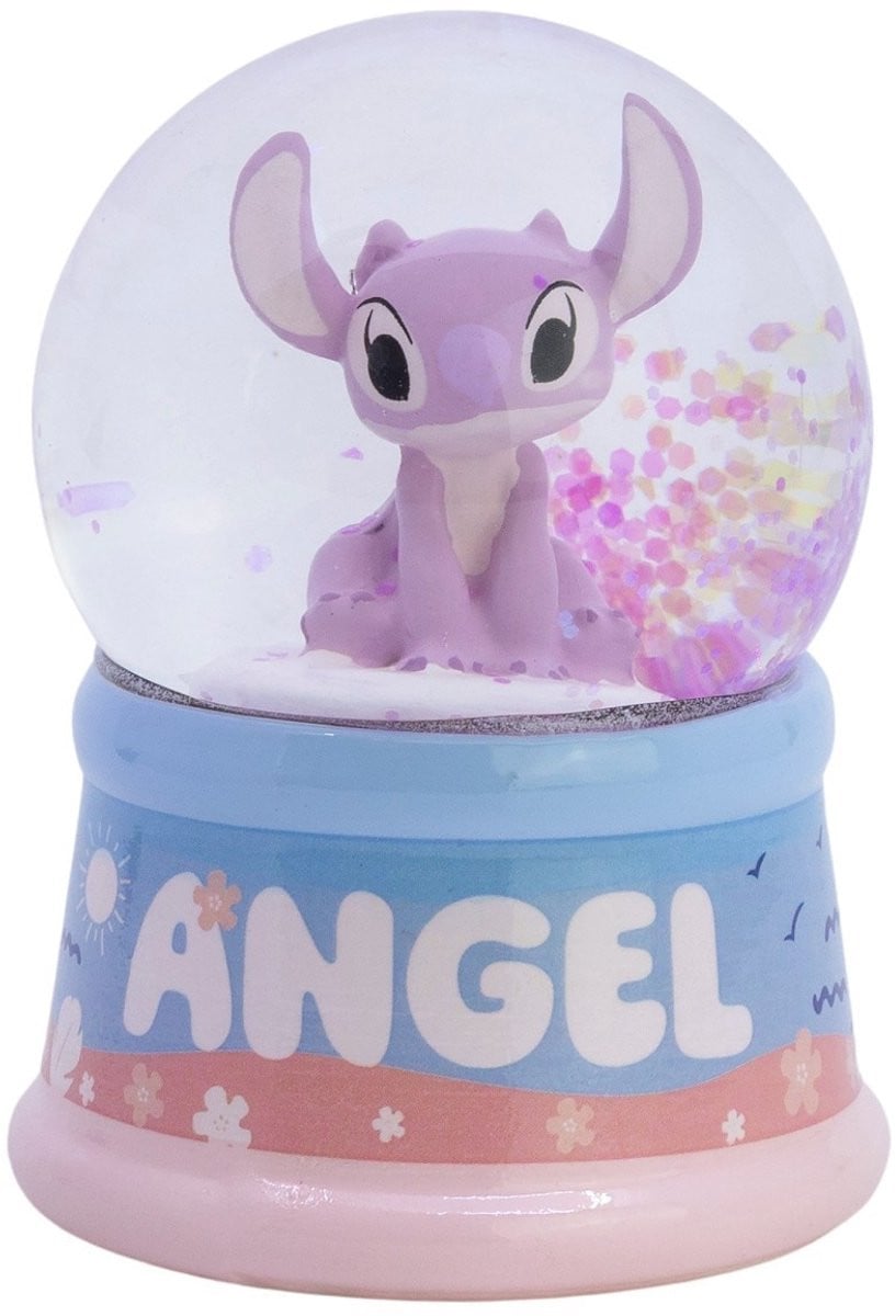 Disney Stitch Angel Sneeuwbol Glitter Decoratie voor Kinderen