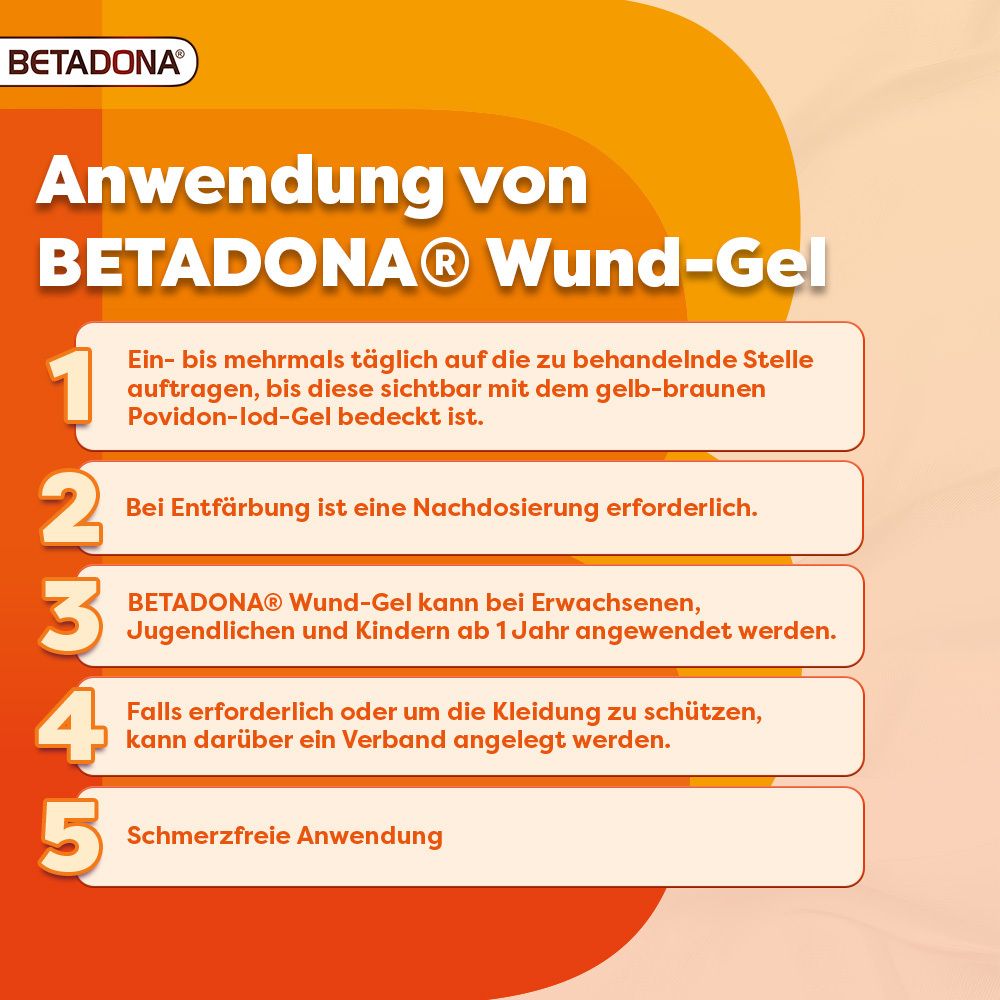 Betadona® Wund-Gel Gel 30 g 30 g Gel