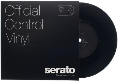 Serato "Performance 7" Vinyls BK" Schwarz