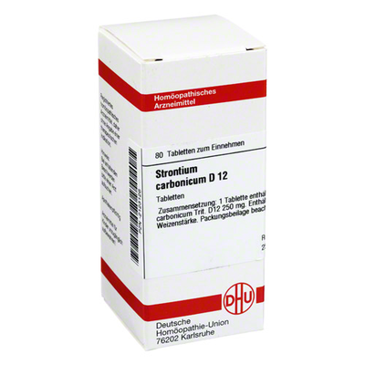 DHU-Arzneimittel GmbH & Co. KG STRONTIUM CARBONICUM D 12 Tabletten 80 St 02123126