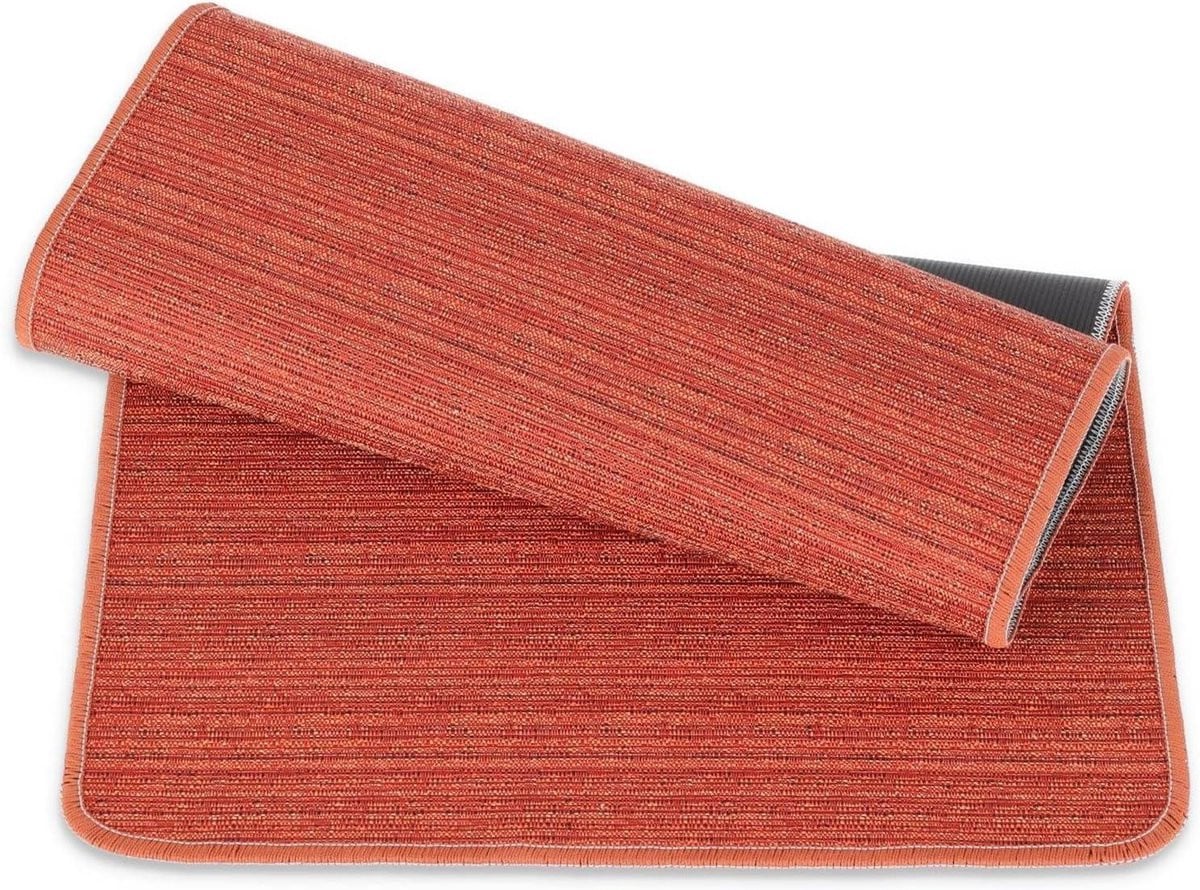 Keukentapijt Loper Roestbruin - Antislip Keukenmat - Breedte: 53 cm