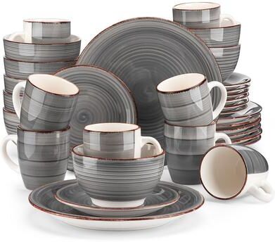 vancasso 32-Piece Exquisite Stoneware Dinnerware Set (Service for 8)