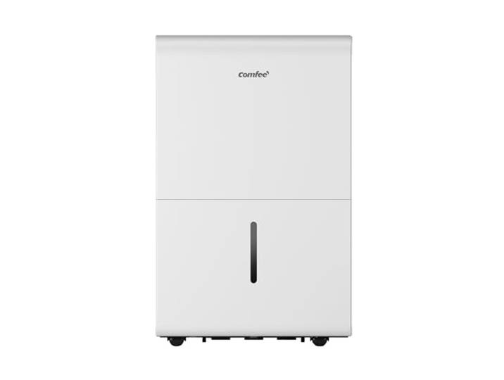 Comfee Luftentfeuchter, 30 L/24 H, Raumgröße ca. 180 M³, 80 M², Intelligenter Entfeuchtermodus, für Wohnung, Bad und Keller, 24 H Timer, Wassertank 3 L, Weiß, MDDP-30DEN7