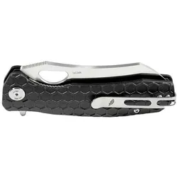 Honey Badger, Mehrzweckmesser, Wharncliffe 14C28N Medium Black (8.30 cm)
