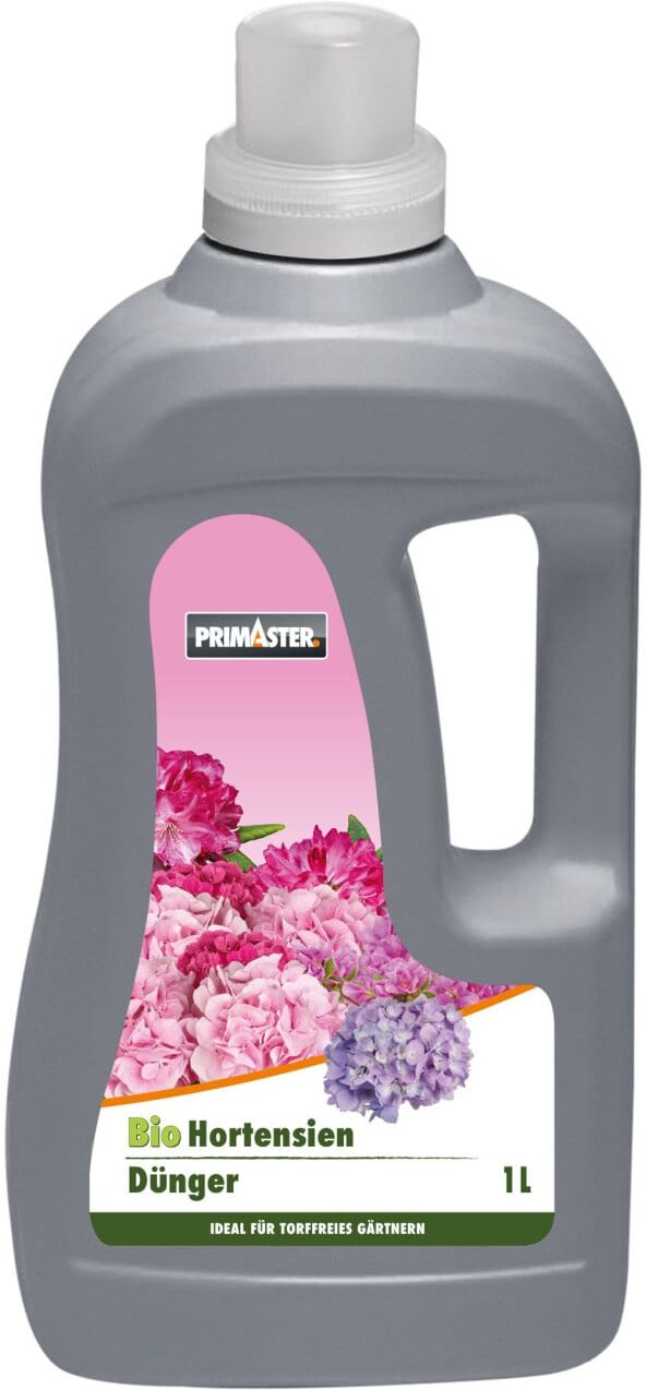 Primaster Bio Flüssigdünger 1 l für Hortensien & Moorbeetpflanzen