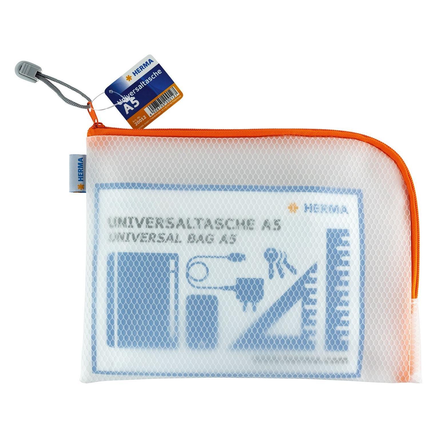 Herma Reissverschluss-Tasche A5 (20012)