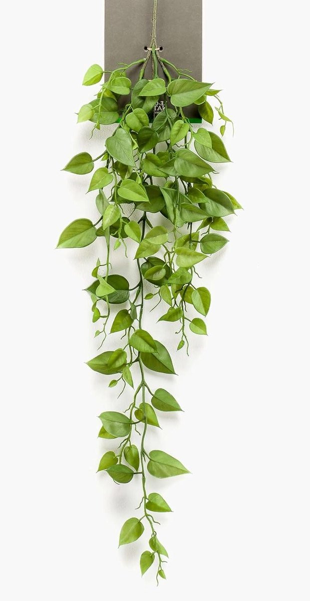 Kunst Philodendron Hangplant Groen - 90 cm