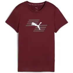 Puma Damen x Hyrox Poly Graphic Tee rot